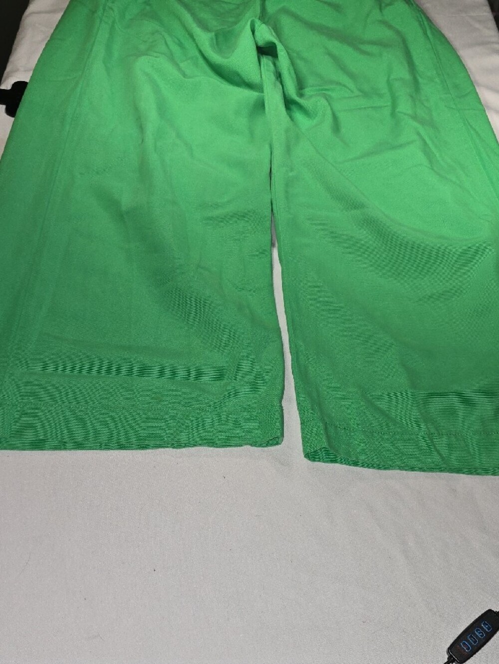 Farm Rio Cotton-blend Wide-leg Pants Green - Picture 12 of 14